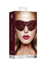 Luxury Eye Mask - Burgundy - obrazek 4