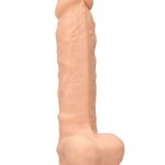 Realistyczne dildo żylaste z mocną przyssawką 18cm