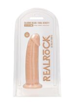 Silicone Dildo Without Balls - 22,8 cm - Flesh - obrazek 3