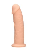 Silicone Dildo Without Balls - 22,8 cm - Flesh - obrazek 4