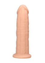 Silicone Dildo Without Balls - 22,8 cm - Flesh - obrazek 5
