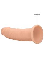 Silicone Dildo Without Balls - 22,8 cm - Flesh - obrazek 7