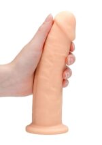 Silicone Dildo Without Balls - 22,8 cm - Flesh - obrazek 10