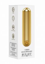 10 Speed Rechargeable Bullet - Gold - obrazek 3