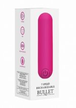 10 Speed Rechargeable Bullet - Pink - obrazek 3