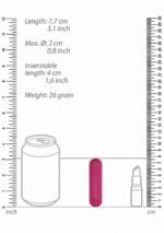 10 Speed Rechargeable Bullet - Pink - obrazek 4