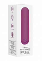 10 Speed Rechargeable Bullet - Purple - obrazek 3