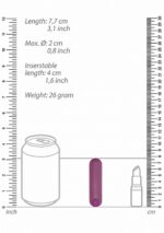 10 Speed Rechargeable Bullet - Purple - obrazek 4