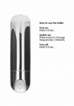 10 Speed Rechargeable Bullet - Silver - obrazek 10