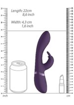 Wibrator króliczek z masażerem rotacją 21cm 10tryb - obrazek 8