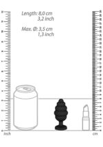 Wodoodporna silikonowa zatyczka analna plug korek - obrazek 4