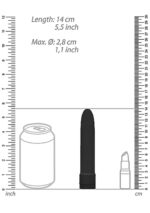 5,5" Vibrator - Biodegradable - Black - obrazek 5