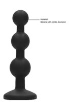 Korek analny zatyczka silikonowa czarna plug 12 cm - obrazek 8