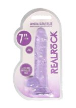 Dildo z przyssawką penis realistyczny żylasty 19cm - obrazek 3