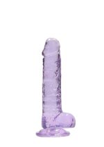 Dildo z przyssawką penis realistyczny żylasty 19cm - obrazek 5