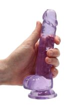 Dildo z przyssawką penis realistyczny żylasty 19cm - obrazek 8