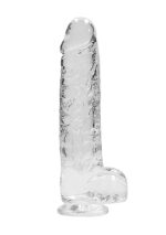 Duży wodoodporny penis dildo mocna przyssawka 25cm - obrazek 5