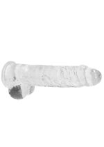 Duży wodoodporny penis dildo mocna przyssawka 25cm - obrazek 7