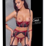 Shelf Bra Set black/red L