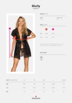 Szlafrok peniuar erotyczny obsessive giully s/m - obrazek 8