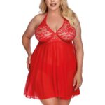 PANDORA RED ( CHEMISE/HALKA ) XXL+