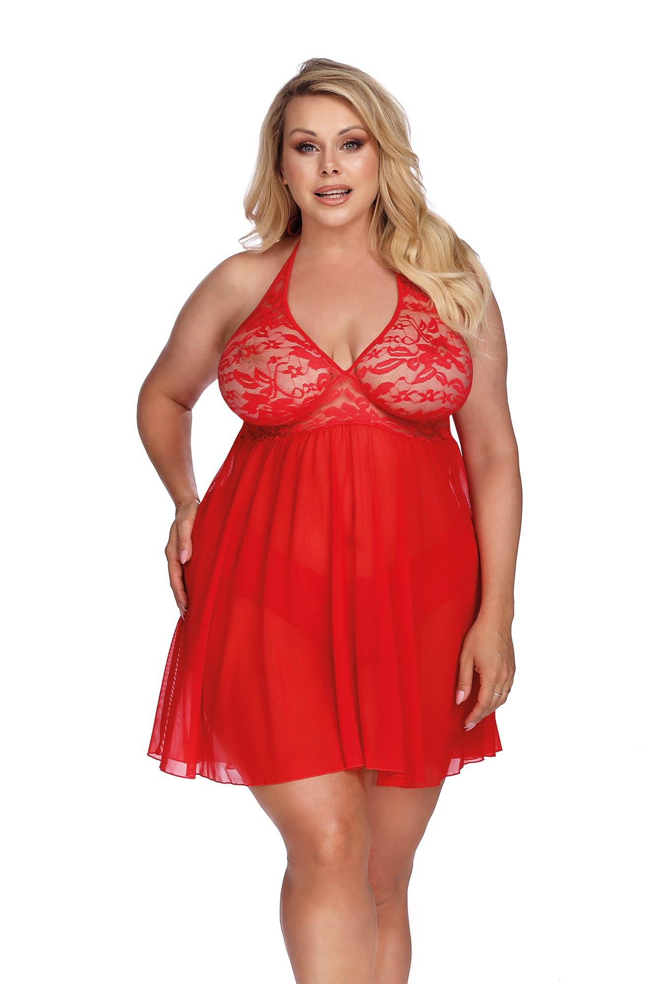 22072025687ef5f507147.jpeg PANDORA RED ( CHEMISE/HALKA ) XXL+ - obrazek 1