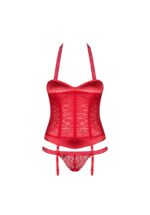 Gorset stringi sex komplet obsessive flameria s/m - obrazek 5