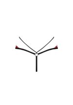 Stringi erotyczne koronkowe obsessive mettia l/xl - obrazek 8