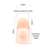 Nakładka na penisa członka sex przedłużka +7,5cm - obrazek 6