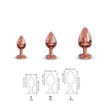 Ozdobny korek analny metal dorcel diamond plug 8cm - obrazek 8