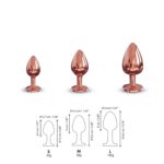 Ozdobny korek analny metal dorcel diamond plug 9cm - obrazek 8