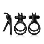 Podwójny wibrujący pierścień na penisa jądra sex - obrazek 7