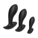 Zestaw trening analny 3x korek zatyczka do pupy - obrazek 3