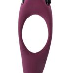 Pierścień-Erection Vibroring Pure Passion Lunar Wine Red