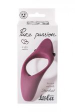 Pierścień-Erection Vibroring Pure Passion Stardust Wine Red - obrazek 6