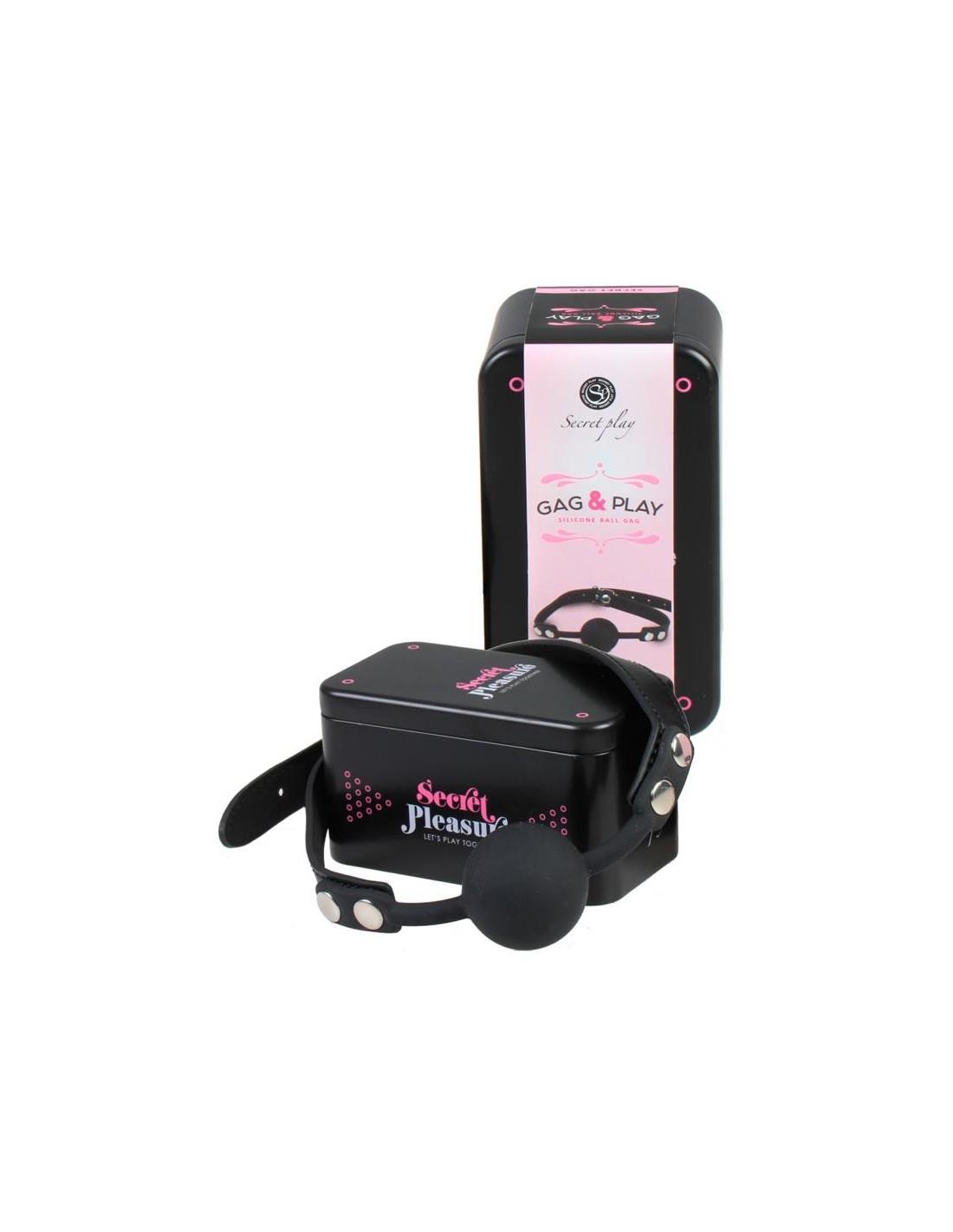 22072025687fa47b17323.jpeg Knebel-Silicone Ball Gag Black - obrazek 1