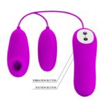 PRETTY LOVE - SUCTION & VIBRO-BULLETS, 12 vibration functions 12 sucking functions - obrazek 8