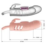 Nakładka na penisa powiększająca z sex wibracjami - obrazek 9