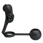 Nasadka na penisa jądra pierścień wibrujący 10tryb - obrazek 4