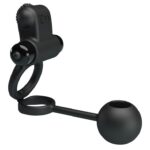 Nasadka na penisa jądra pierścień wibrujący 10tryb - obrazek 6