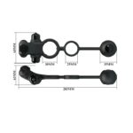 Nasadka na penisa jądra pierścień wibrujący 10tryb - obrazek 7