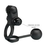 Nasadka na penisa jądra pierścień wibrujący 10tryb - obrazek 8