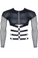 męski t-shirt black S - obrazek 4