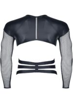 męski t-shirt black L - obrazek 5