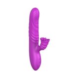 Wibrator-Angelia, USB 3 functions of thrusting / 20 vibrations Purple