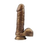 Dildo realistyczne członek jądram przyssawka 19 cm - obrazek 3