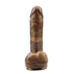 Dildo realistyczne członek jądram przyssawka 19 cm - obrazek 4