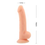 Realistyczne naturalne dildo penis przyssawka 21cm - obrazek 7