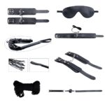 Secret Desires Black BDSM Kit 8pcs - obrazek 10