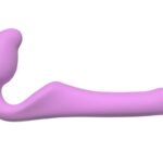 Wodoodporny strap -on dildo silikonowe 18,4 cm